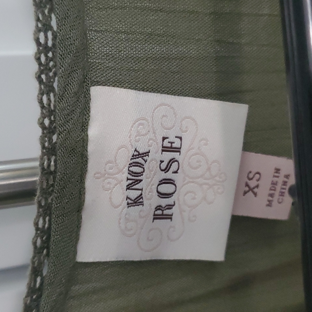 Knox Rose Olive Green dress XS - Picture 3 of 6